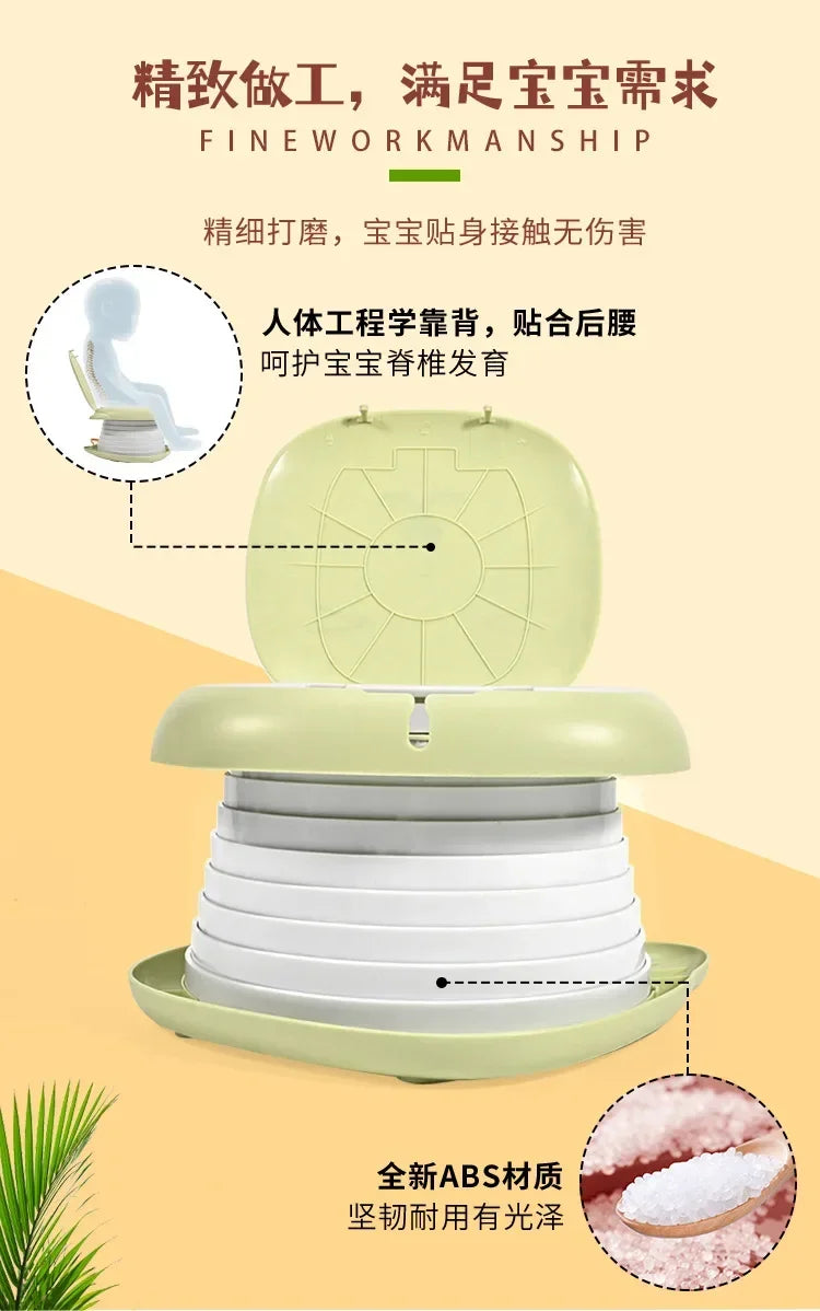 Portable Kid Boy Girl WC Toilet Seat Pot Kids Folding Toilet Baby Travel Toilet Children's Potty Car Sealed Anti-odor Urinal