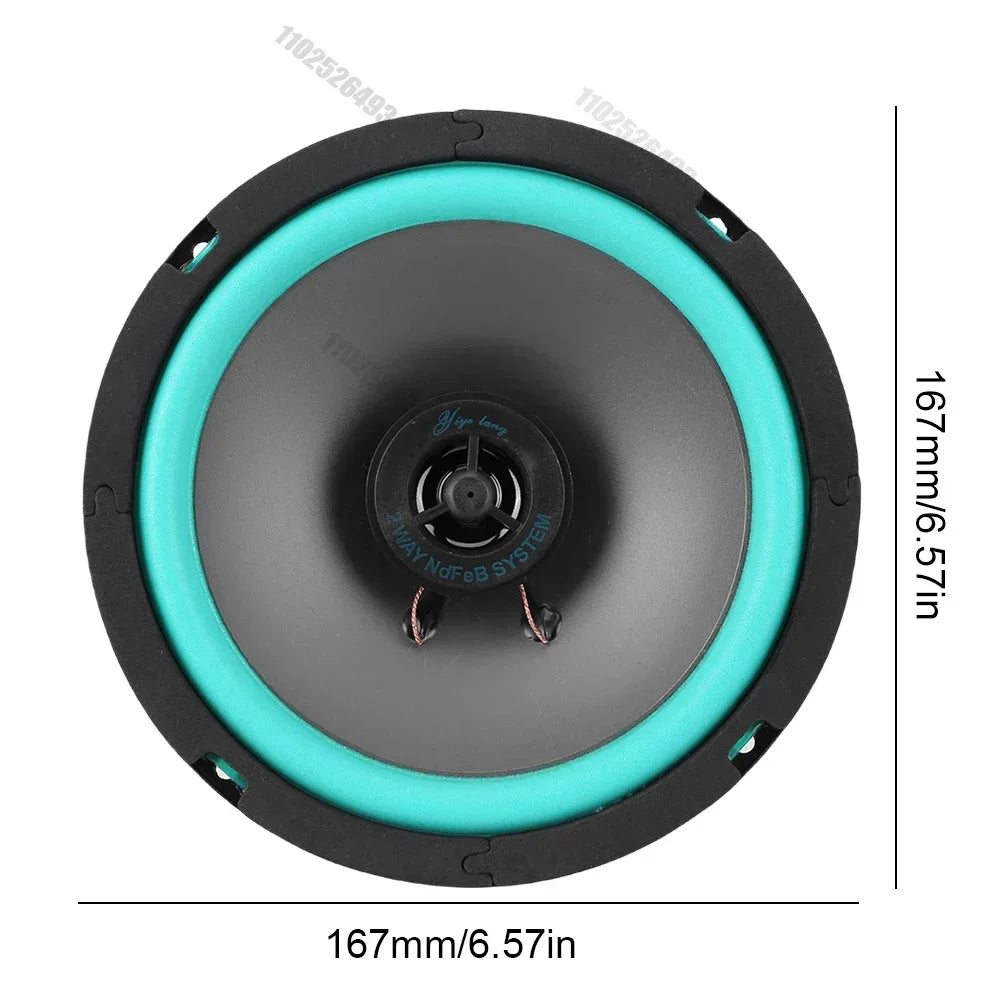 4/5/6.5 Inch Car Speakers HiFi Coaxial Subwoofer Universal Automotive Audio Music Full Range Frequency Car Stereo Speaker