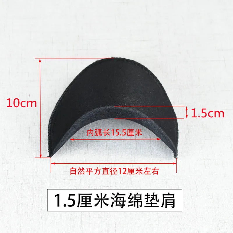 5Pairs Men Blazer Shoulder Pads Women Blouse Soft Padded Overcoat T-shirt Clothes DIY Apparel Sewing Ingredients Accessories