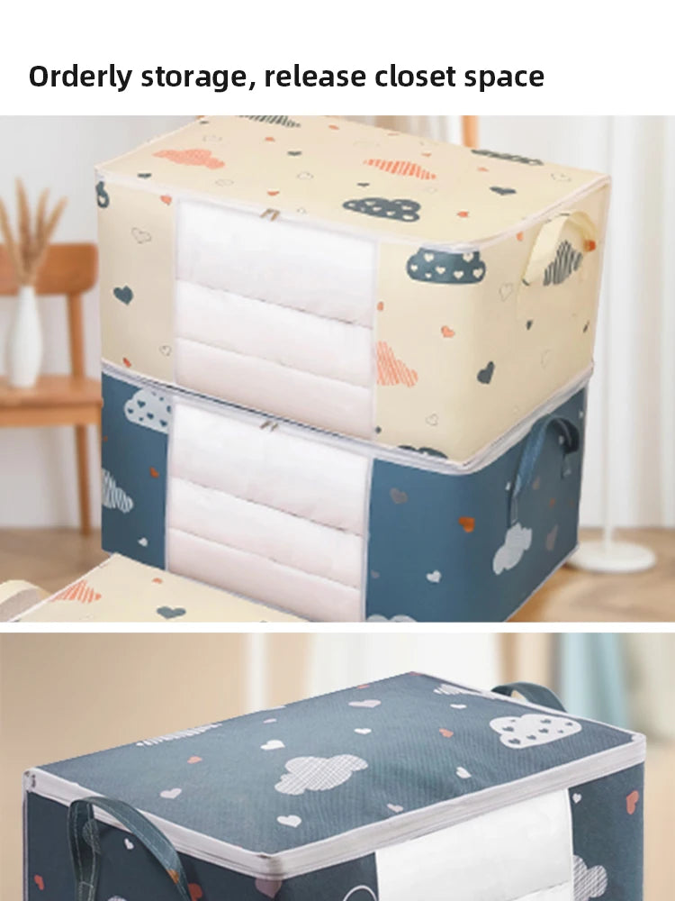Quilt Storage Bag Multi-functional Dustproof Moistureproof Large-capacity Clothes Storage Bag Home Moving Organising Bag