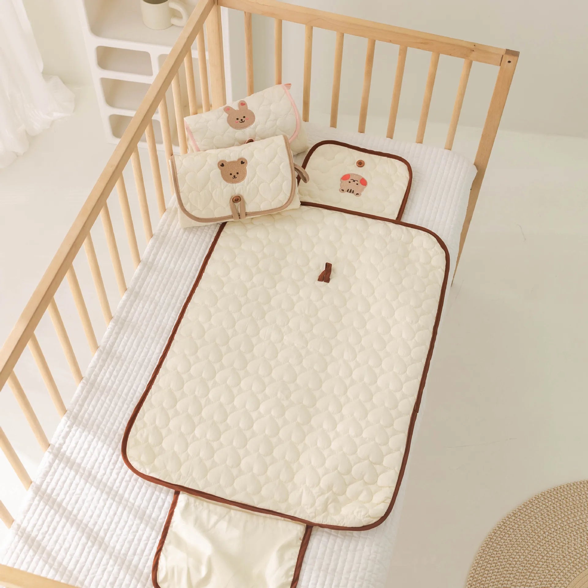 Foldable Portable Diaper Changing Pad Baby Infant Diaper Urine Mat for Newborn Simple Bedding Changing Cover Pad