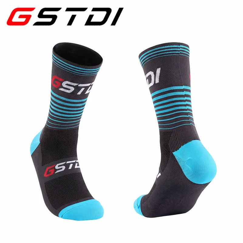 GSTDI New Cycling Socks High Quality Compression Men  Bike Outdoor Women Running Professional Sports Running