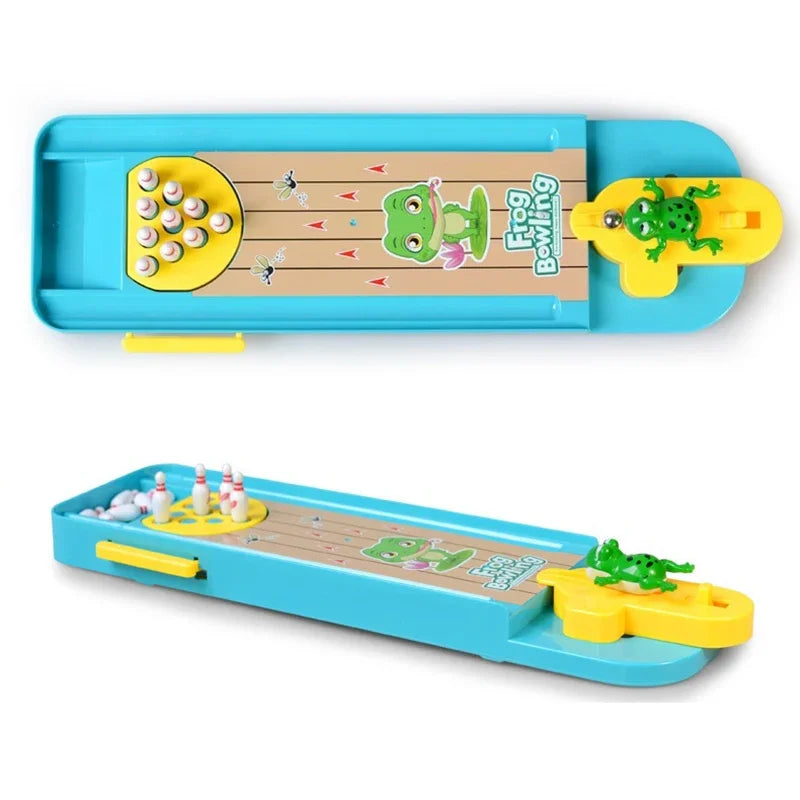 Frog Bowling Game for Kids Educational STEM Toys Parent Child Indoor Activity Stress Relief Desktop Game Birthday Christmas Gift