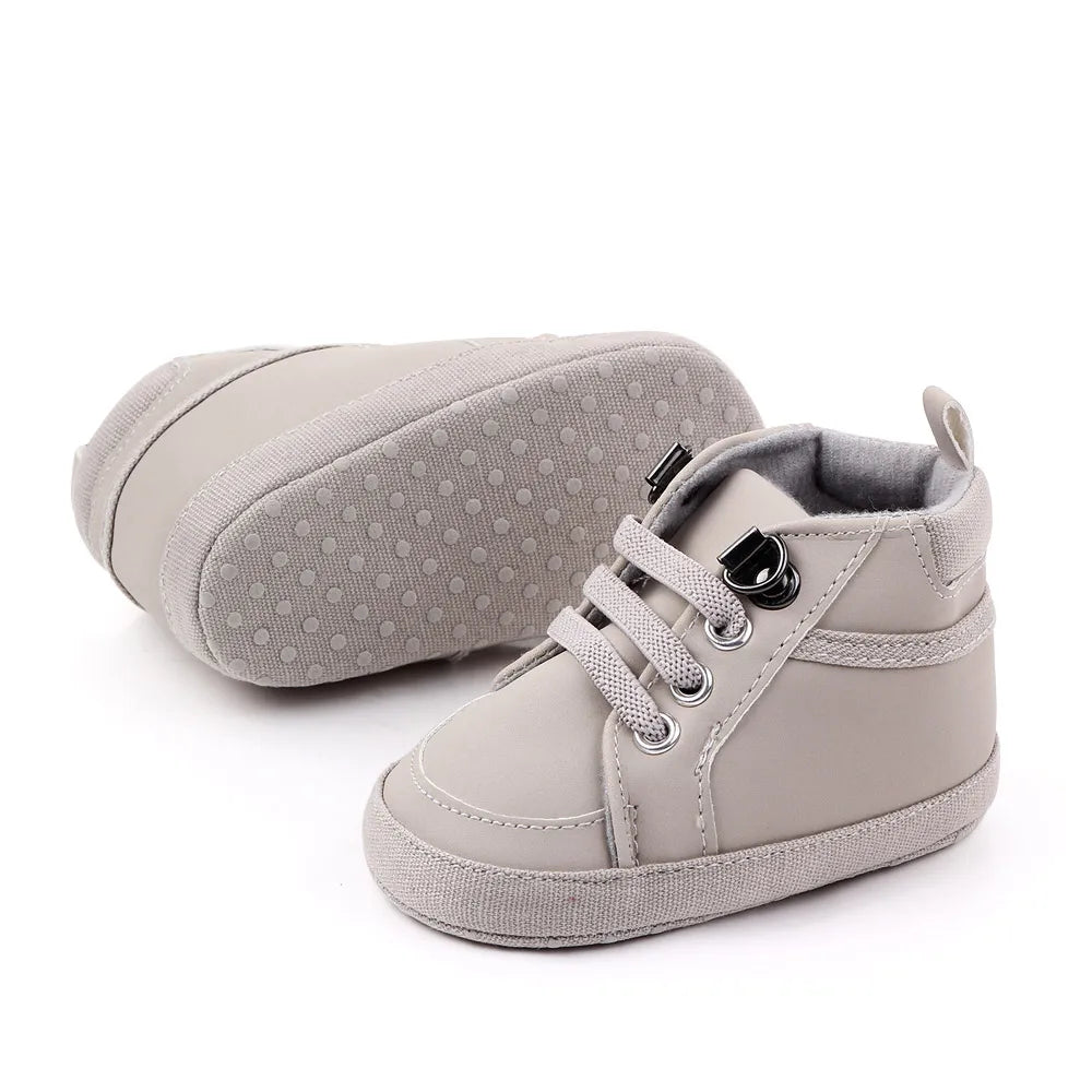 Baby Casual Shoes Ankle-covered Little Boots for 0-1 Years Toddler Boys Outdoor Prewalking