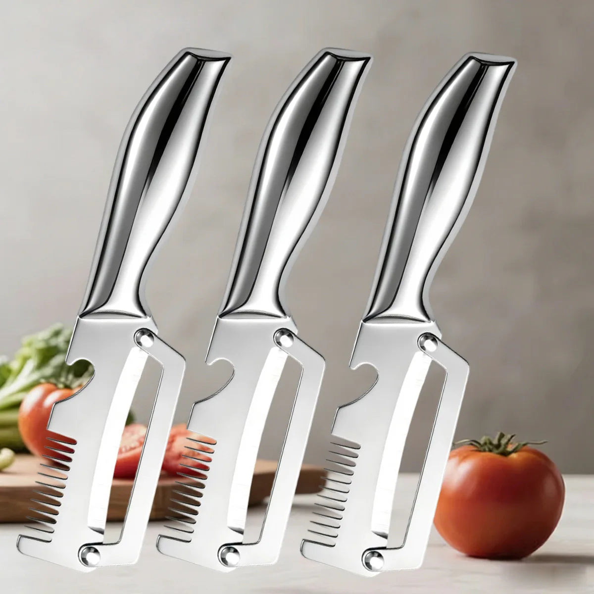 Multi-Function Kitchen Peeler Stainless Steel for Slicing Fruit and Vegetables Kitchen-Specific Peeler Kitchen Accessories Tools