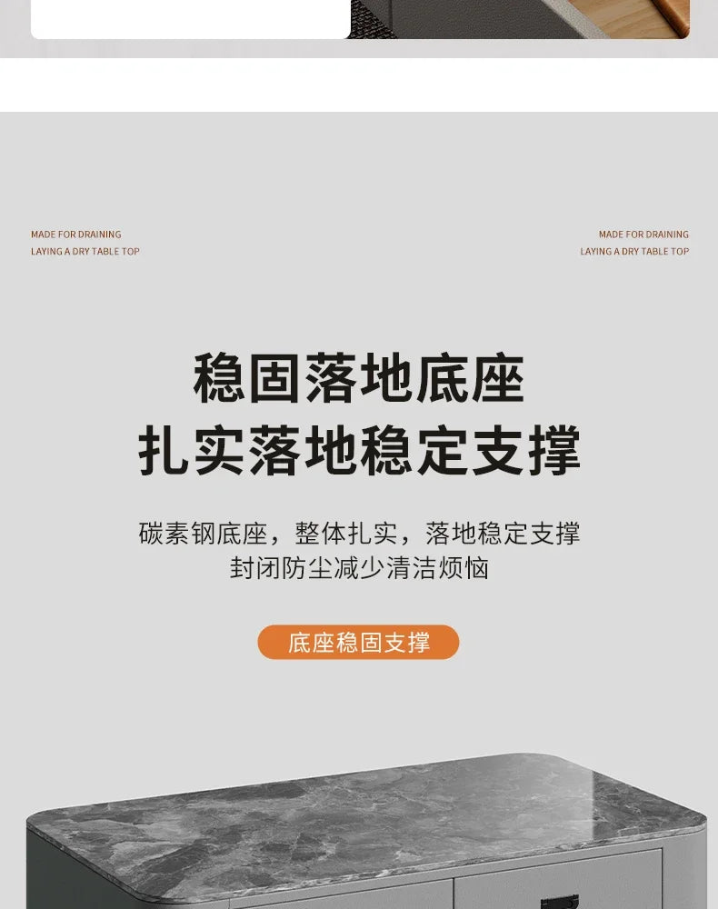 Luxury Marble Effect Coffee Tables Modern Design Square Storage Coffee Tables Minimalist Aesthetic Stolik Kawowy Home Furniture