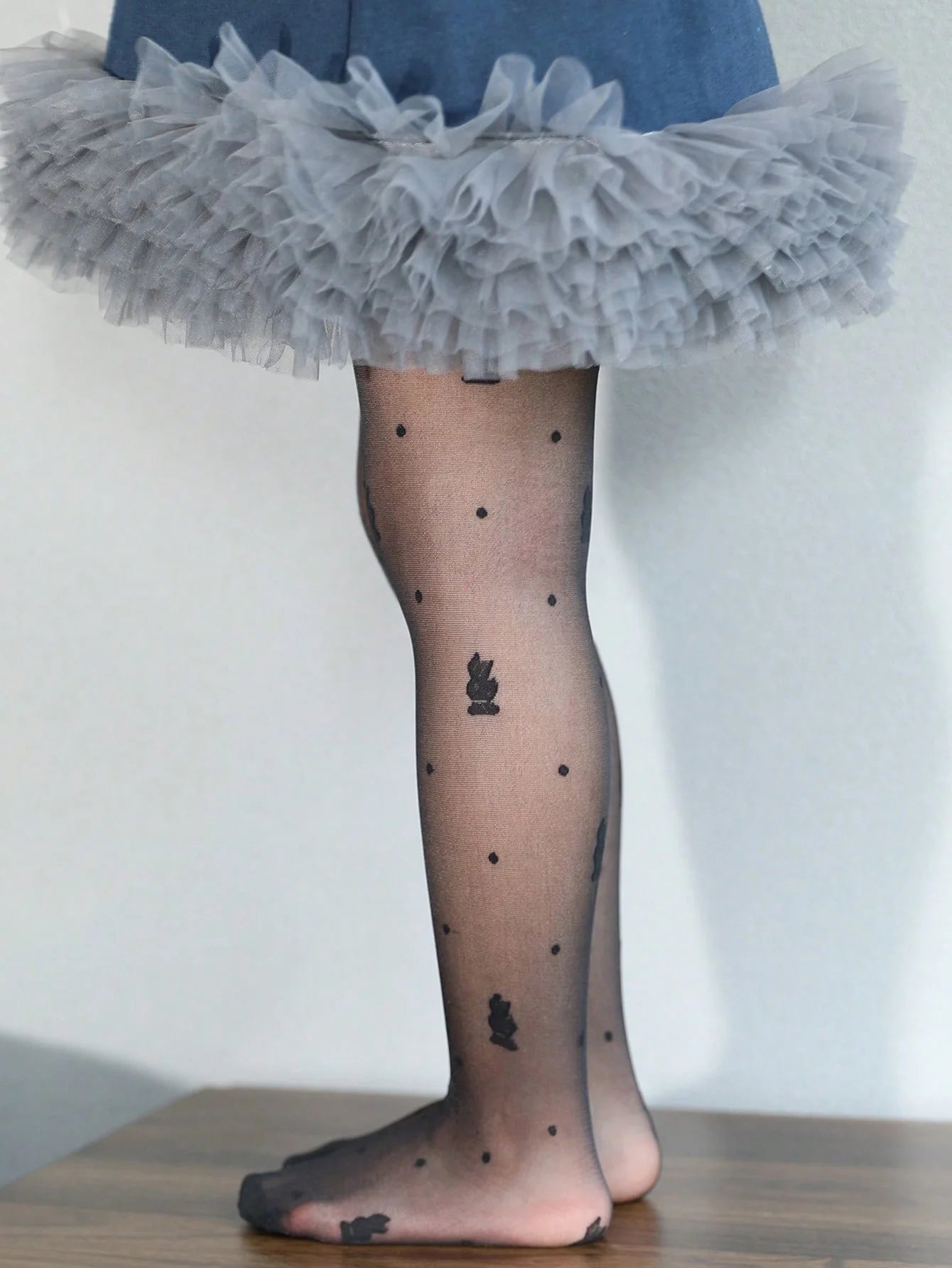 2 Pairs of Children Tight Pantyhose,Summer Thin Leggings Bouquet Pattern Mesh Stockings Little Princess White Tight Soft Hosiery