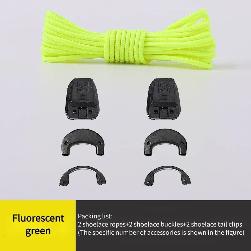 Fashion No Tie Shoelaces Outdoor Running Sneakers Laces Round Tennis Shoe Laces Without Ties Adult Kids Shoelace Shoes Accesorie