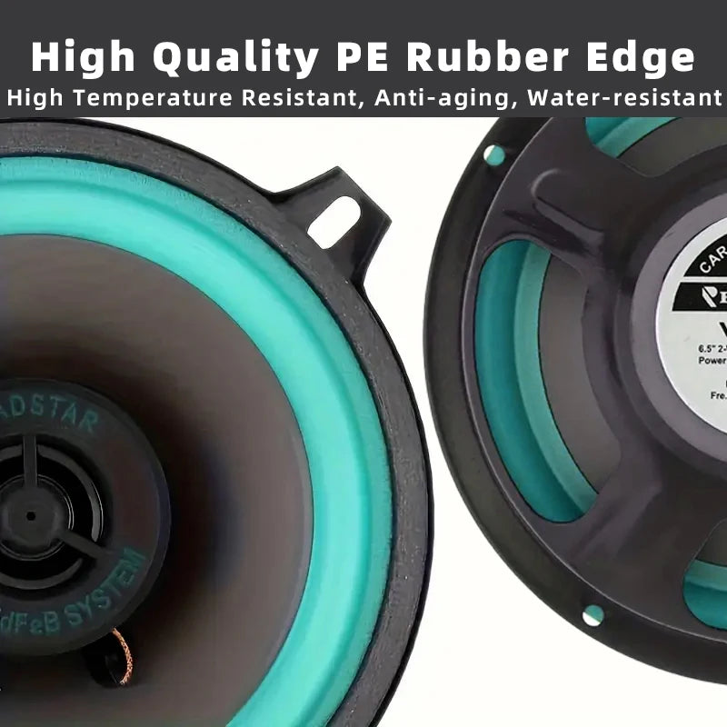 2PCS 4/5/6.5 Inch Car Speakers HiFi Coaxial Car Door Subwoofer Universal Automotive Audio Music Full Range Truck Stereo Speaker