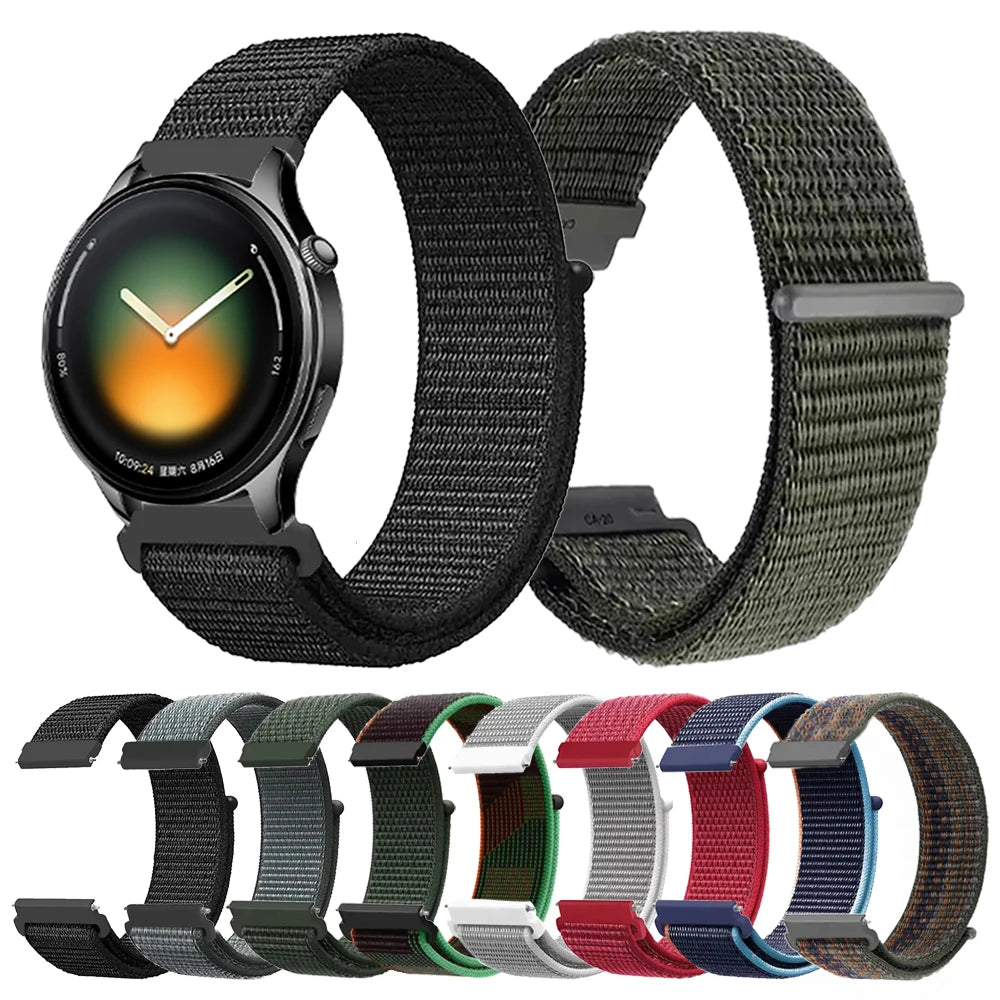 Nylon Strap For Xiaomi Watch 5/ 2 Pro/color 2/S1 Active S2 S3 S4 Sport Braided Bracelet For Xiaomi Watch 22mm Breathable Bands