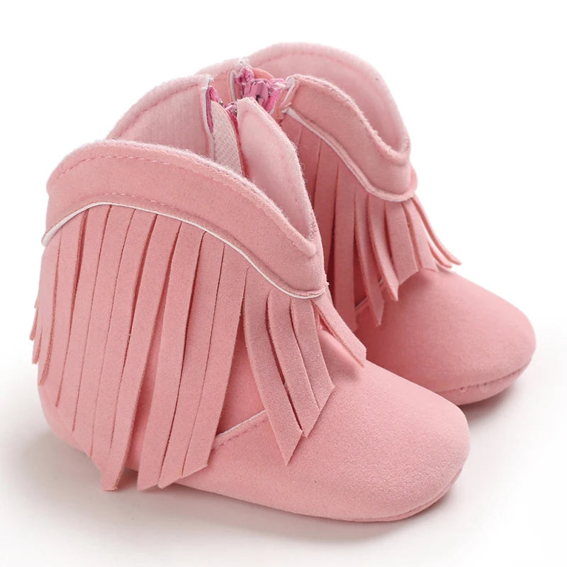 Newborn Baby Boots 0 12 Months Winter Denim First Walkers Boys Girls Warm Casual Western Style