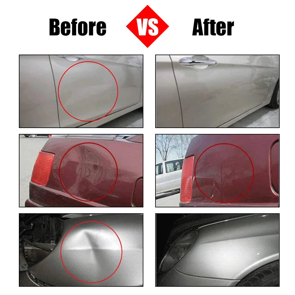 Car Dent Repair Stainless Steel Rods Hooks Crowbar Kit for Automotive Body Dent Removal Hail Dings Tools