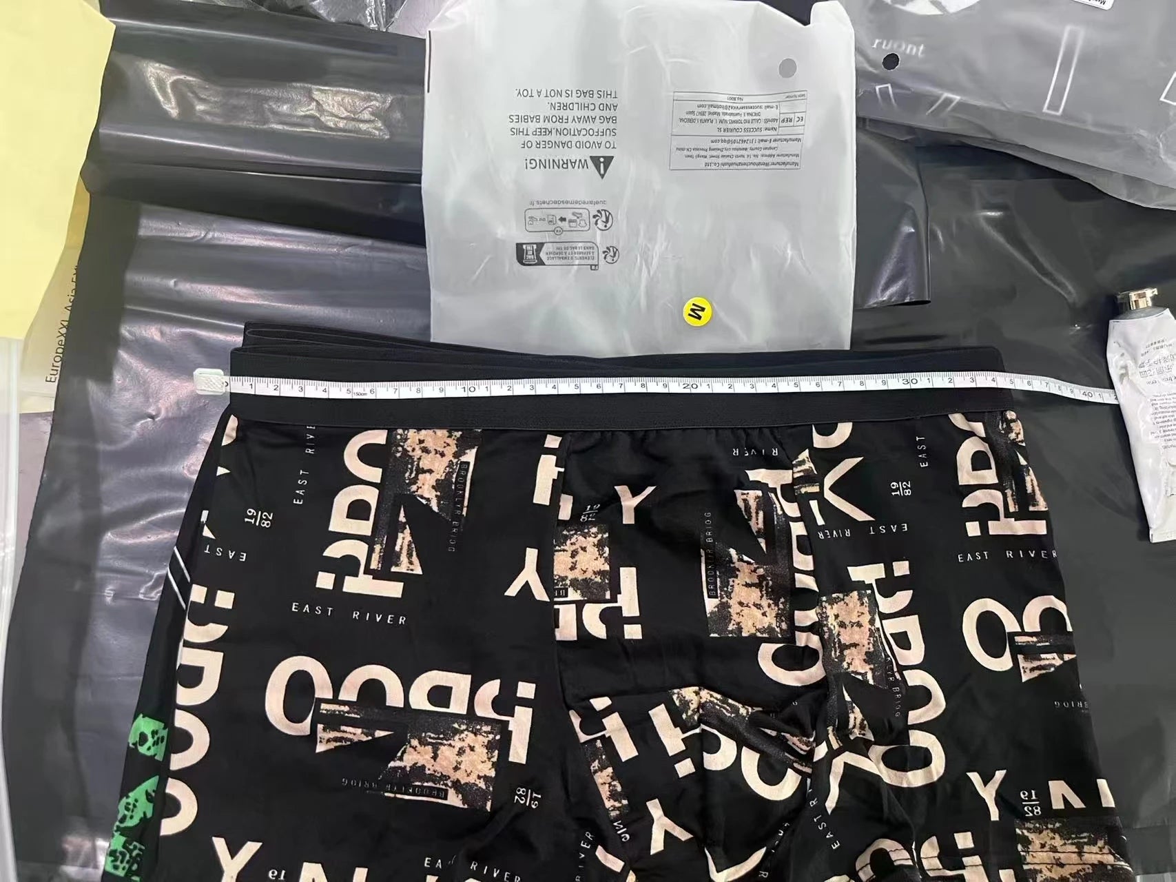 4/10piece Men's European And American Size Printed Fashionable Underwear Comfortable Plus Size Boxer Shorts Casual Sports Shorts