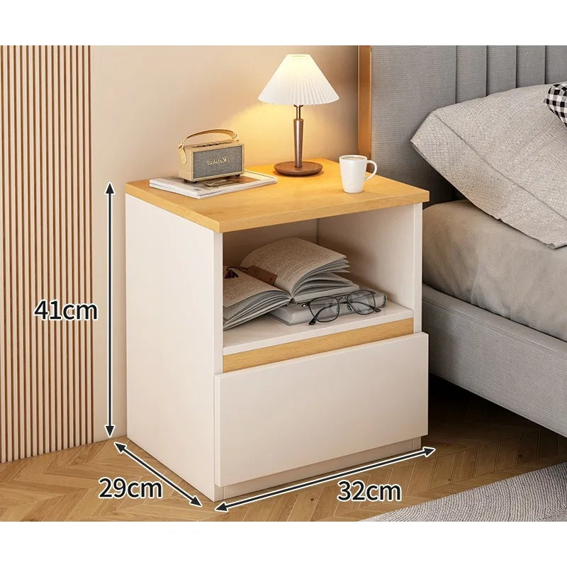 Bedside table Bedroom Home Modern simple bedroom Simple heightening Bedside small cabinet Storage drawer cabinet