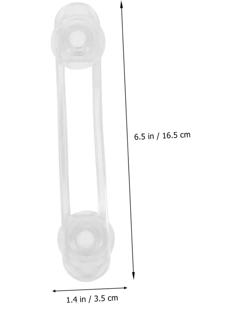 Multi-functional Child Safety Lock Transparent Anti-Opening Soft Strap Drawer & Refrigerator Lock for Home Security