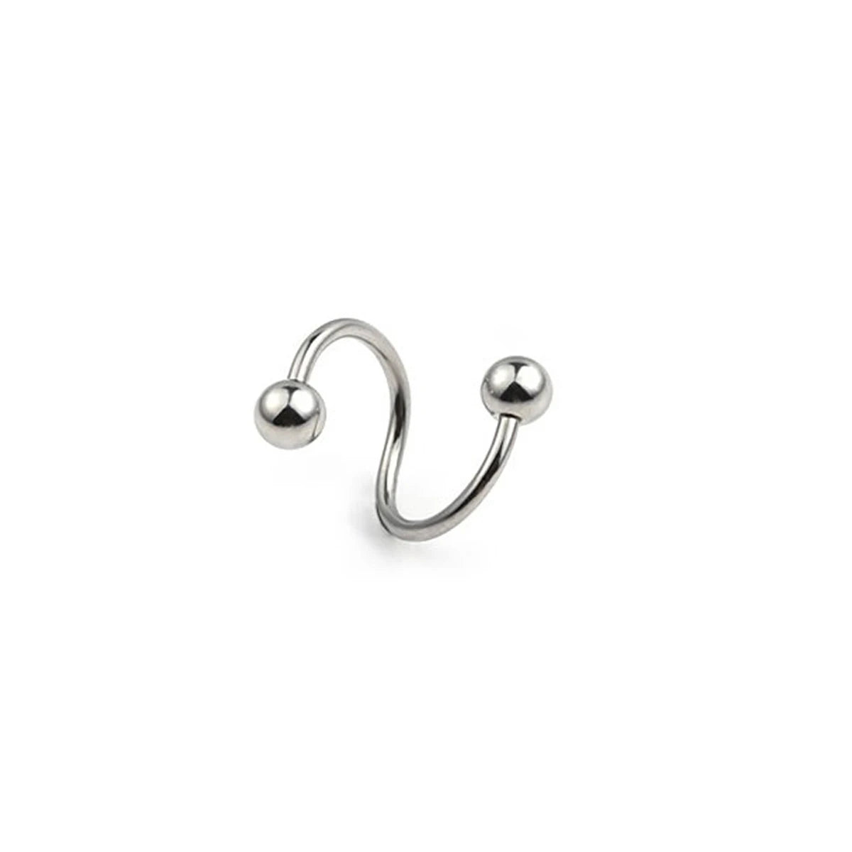 Women's Spiral Earrings Piercing Jewelry Multi-Use Body Jewelry - Lips Nose Septum Tragus Rook Labret Cartilage Hoop Rings Gift