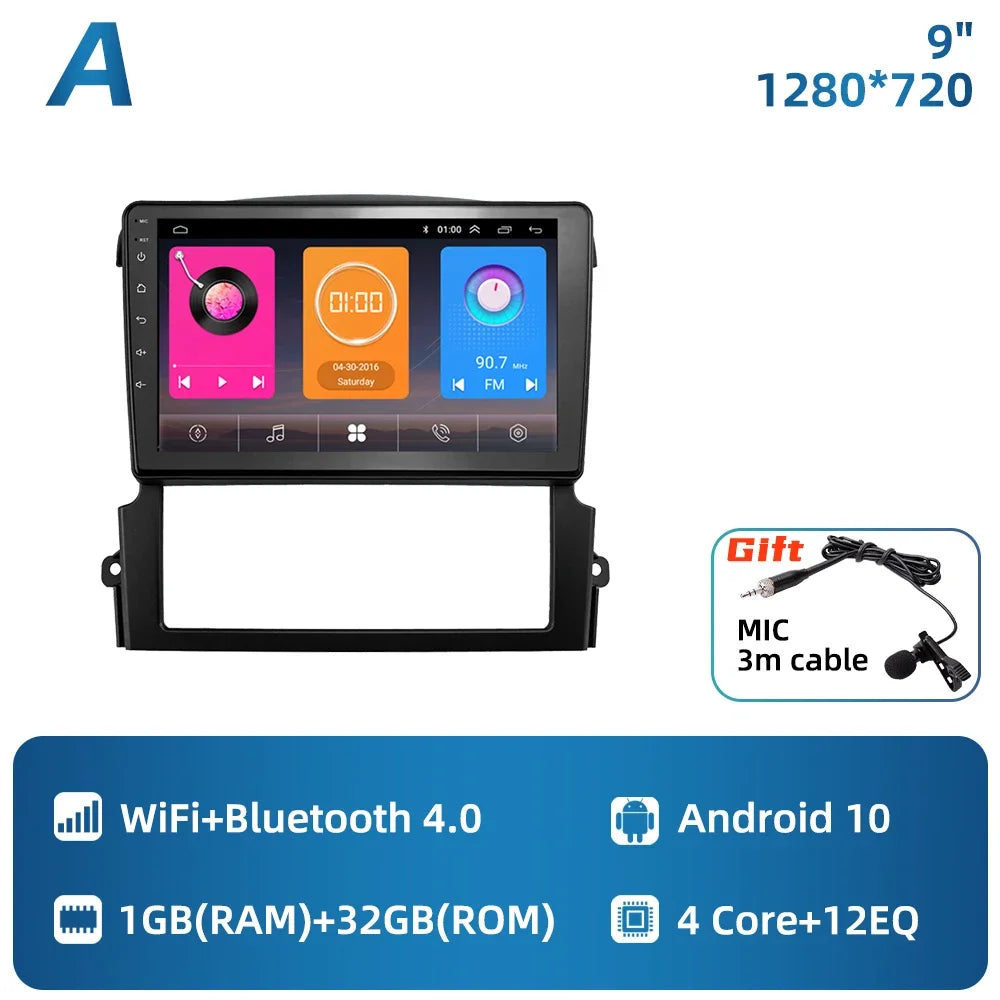 2 Din Android Car Radio Stereo for Kia Sorento BL 2002-2011 Car Multimedia Player GPS Navigation Head Unit Autoradio Audio Auto