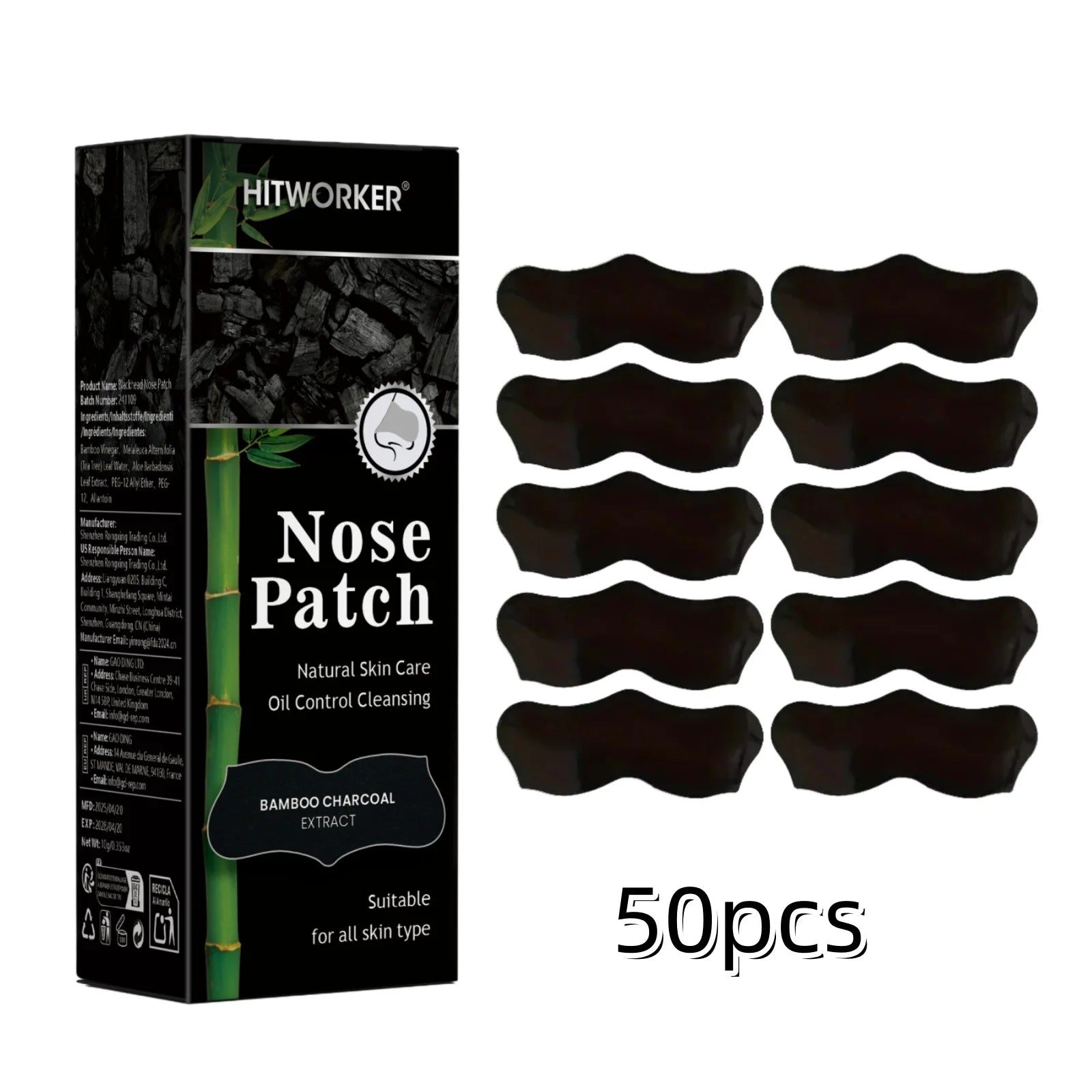 Alcohol-Free Nose Cleaning Patches – Gentle Nose Strips for Pore Cleansing, Exfoliating & Oil Control, Fragrance-Free Non-Irrita