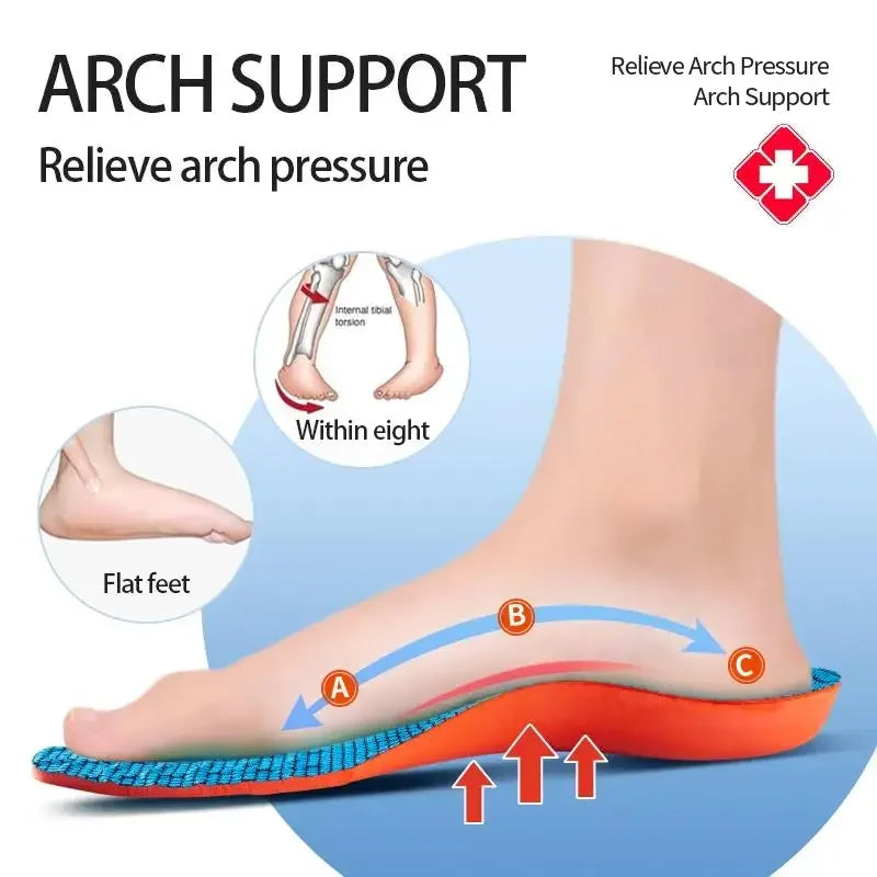 1Pair Sport Insoles for Shoes Sole Shock Deodorant Breathable Cushion Running Insoles for Feet Man Women Orthopedic Insoles