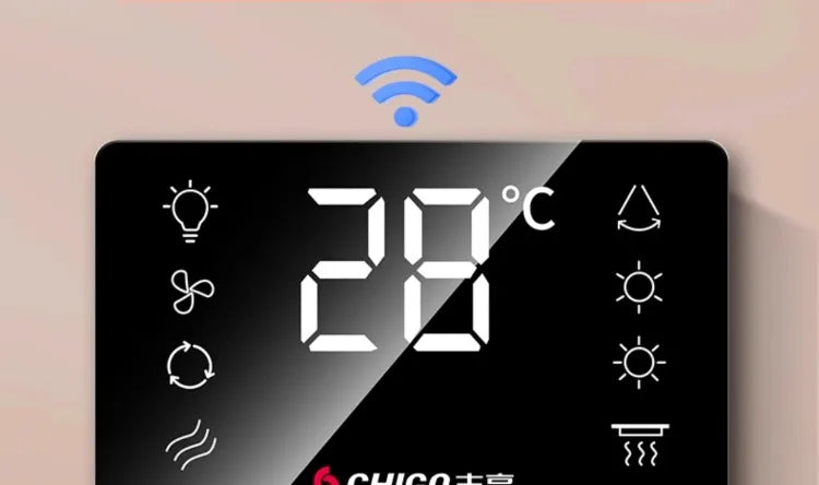 220V Intelligent Integrated Electric Heater with Ceiling Lighting for Bathroom - High-end Smart Heating Appliance Combo