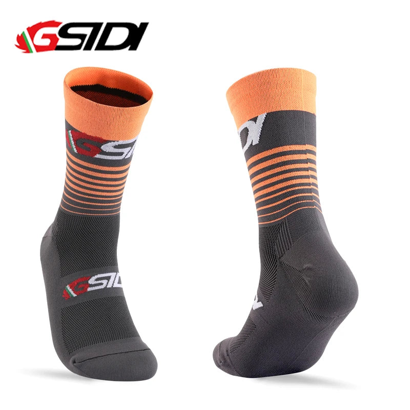 GSTDI New Cycling Socks High Quality Compression Men  Bike Outdoor Women Running Professional Sports Running
