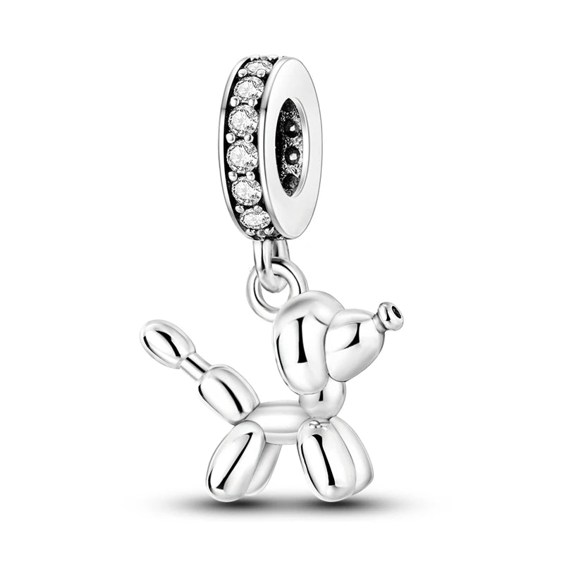 925 Sterling Silver Charms Beads Pendant Tree of Life Dog Elephant Love Heart Charm Fit Original Bracelet DIY Women Jewelry Gift