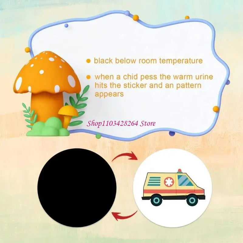 Stickers Potty Training Stickers Cartoon Dinosaur Pattern Potty Training Stickers Potty TargetStickers Reusable