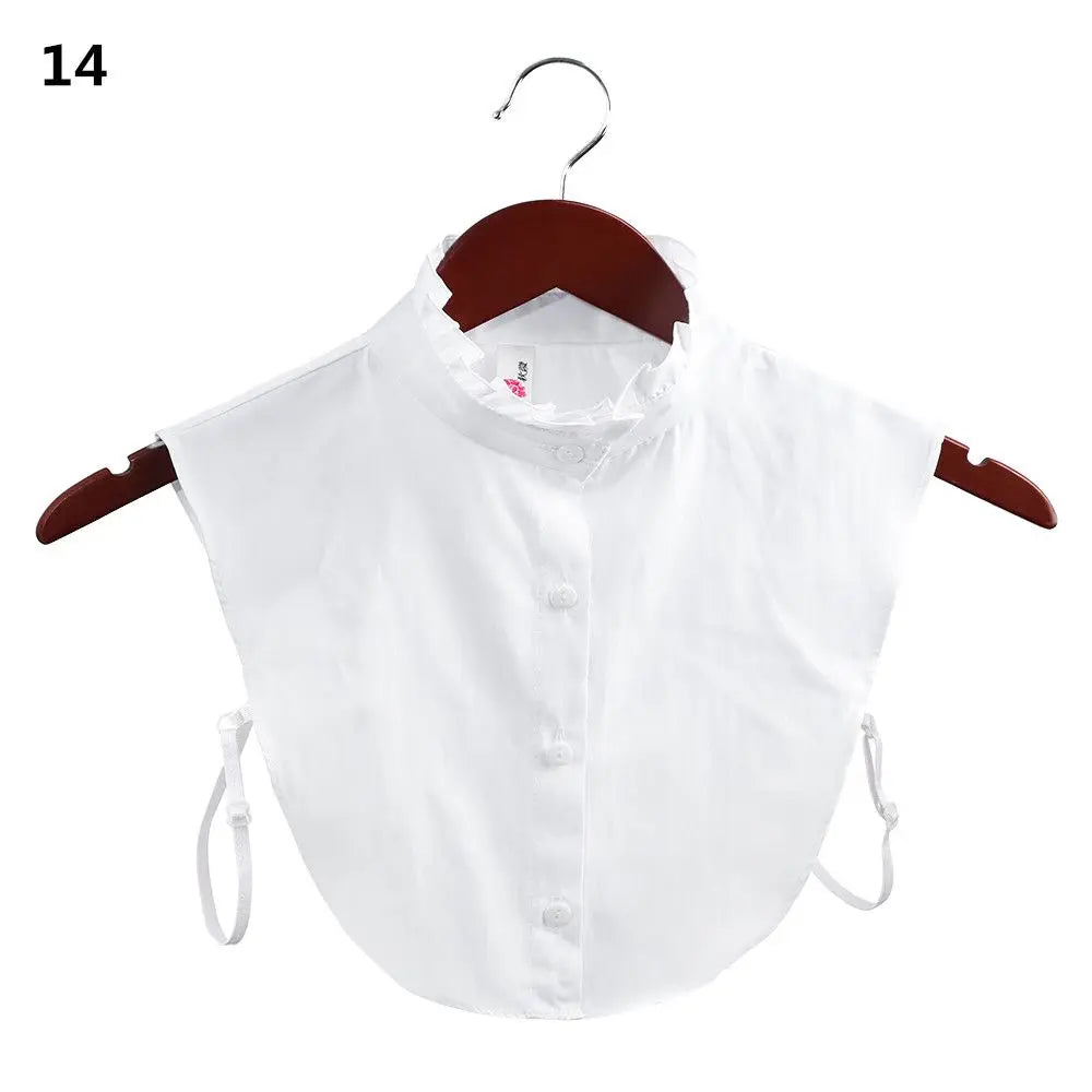 New Lapel Fake Collar Vintage Detachable Shirt False Collar for Women Blouse Sweater Lapel Top Neckwear Ties Clothes Accessories