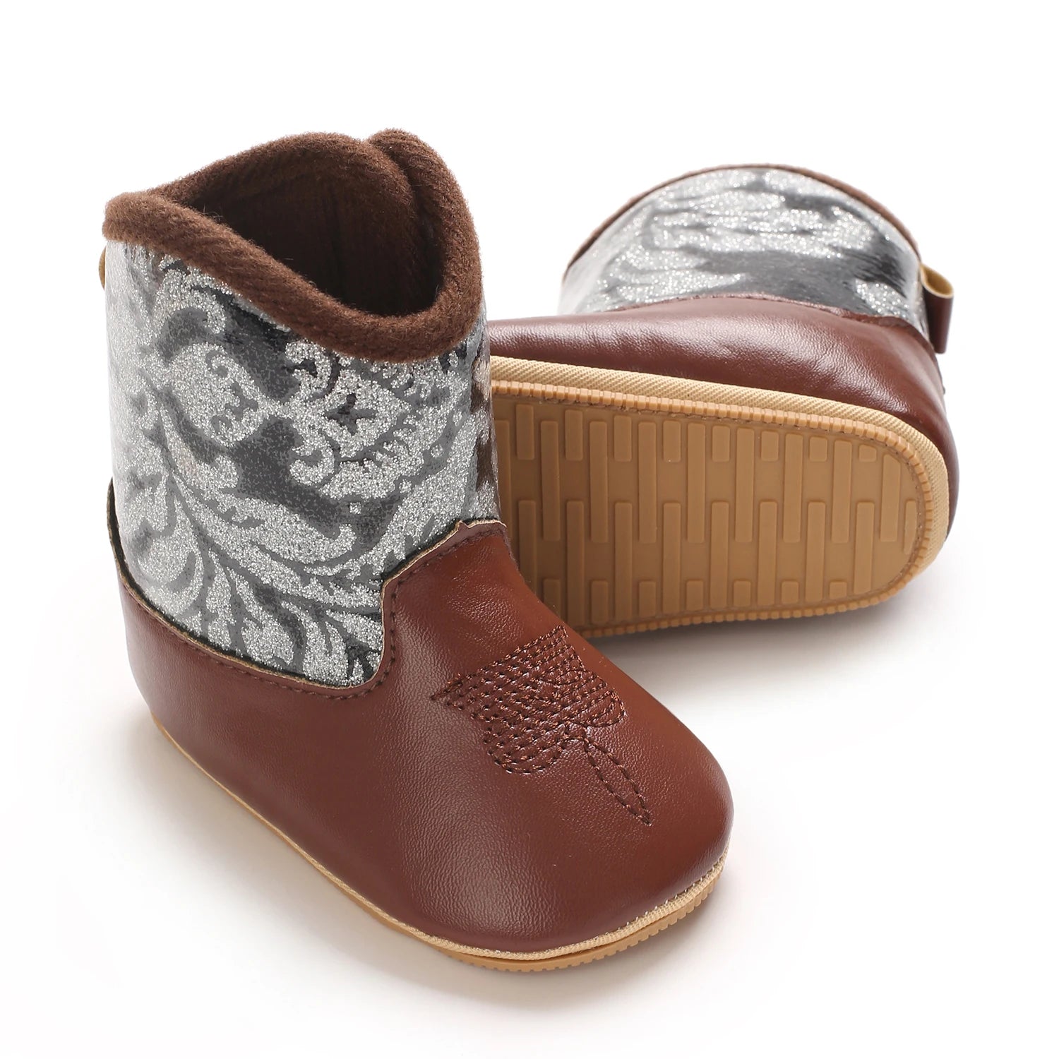 Newborn Baby Boots 0 12 Months Winter Denim First Walkers Boys Girls Warm Casual Western Style