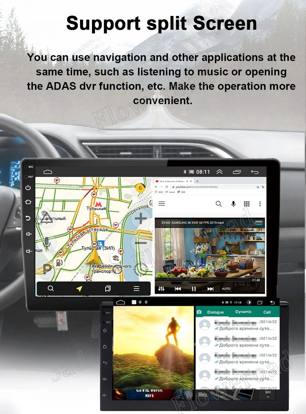 Car Radio Android 16 For Honda Jazz Fit 2007-2013 RHD Stereo Multimedia Video Player Carplay Auto GPS Navigation 2din Head Unit