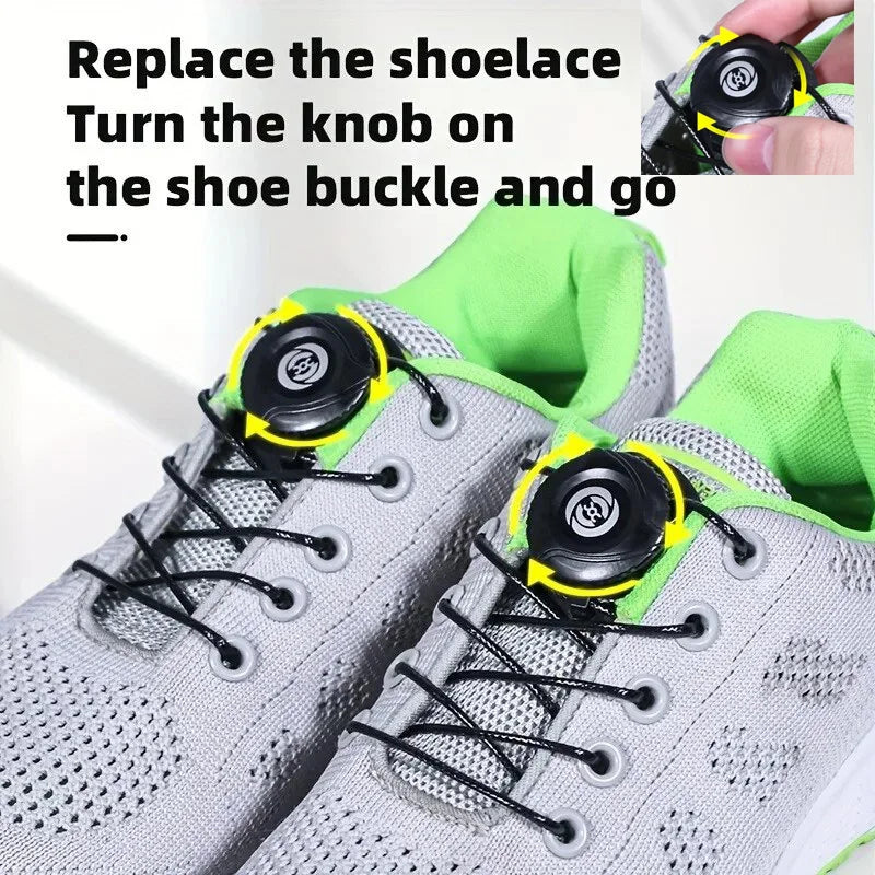 Adjustable Automatic Buckle Rope Universal Adults Kids Quick Stretching Lock Lazy Laces Sneaker ShoeLaces Shoe Accessories