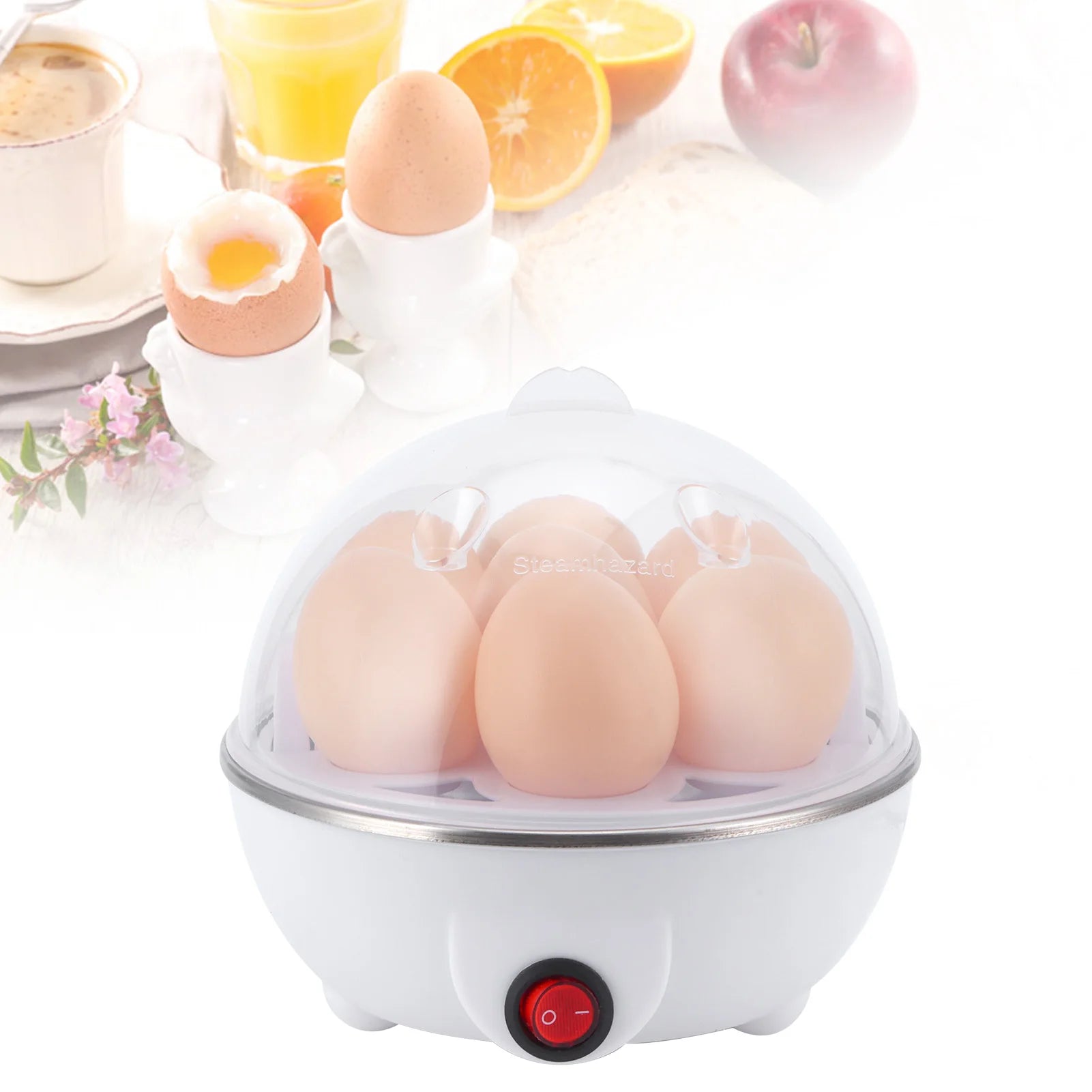 Egg Boiler Egg Cooker Electric Eggs Boiler Multifunctional  Eggs Cooker  Poacher for Kitchen Use Household Applicance