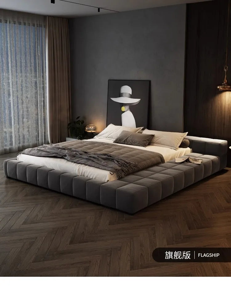 Bedroom Unique Bed Aesthetic Modern Double Children Bed Luxury Sleeping 180x200 Camas De Matrimonio Dormitorio Home Furniture