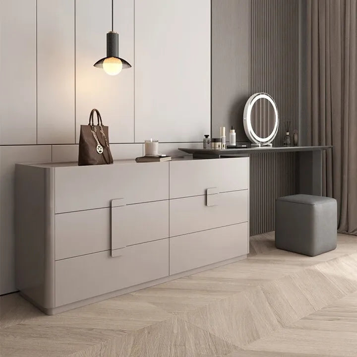 Bedroom Light Luxury Makeup Table Makeup Table Modern Simple Integrated Bedside Storage Bucket Cabinet Premium S