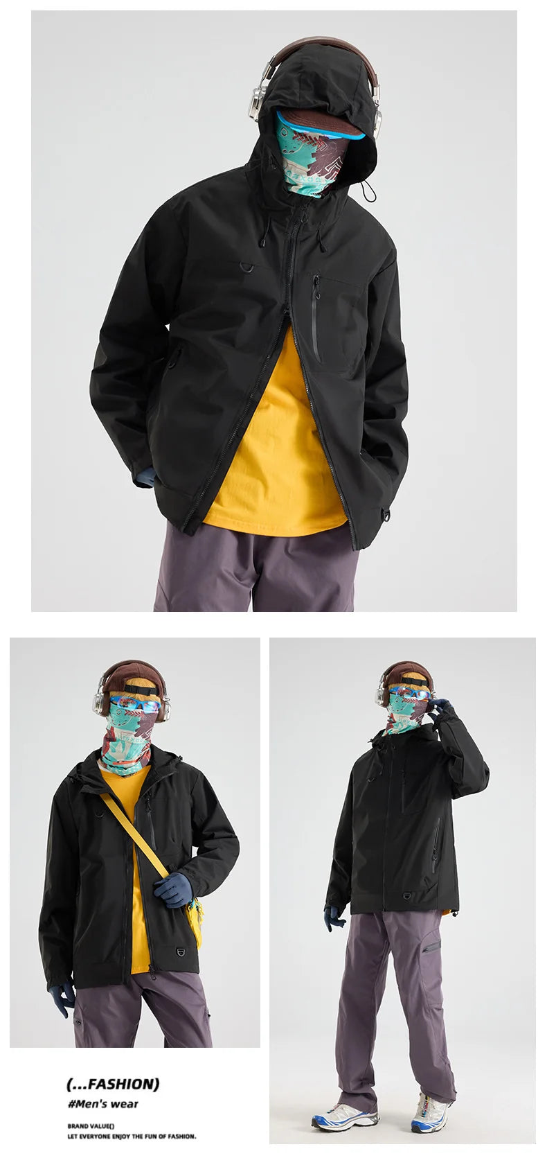 Unisex Hiking Jacket Waterproof Autumn Windbreaker Ourdoor Hooded Coats Women New Jacket Men Fishing Camping Climbing Coats