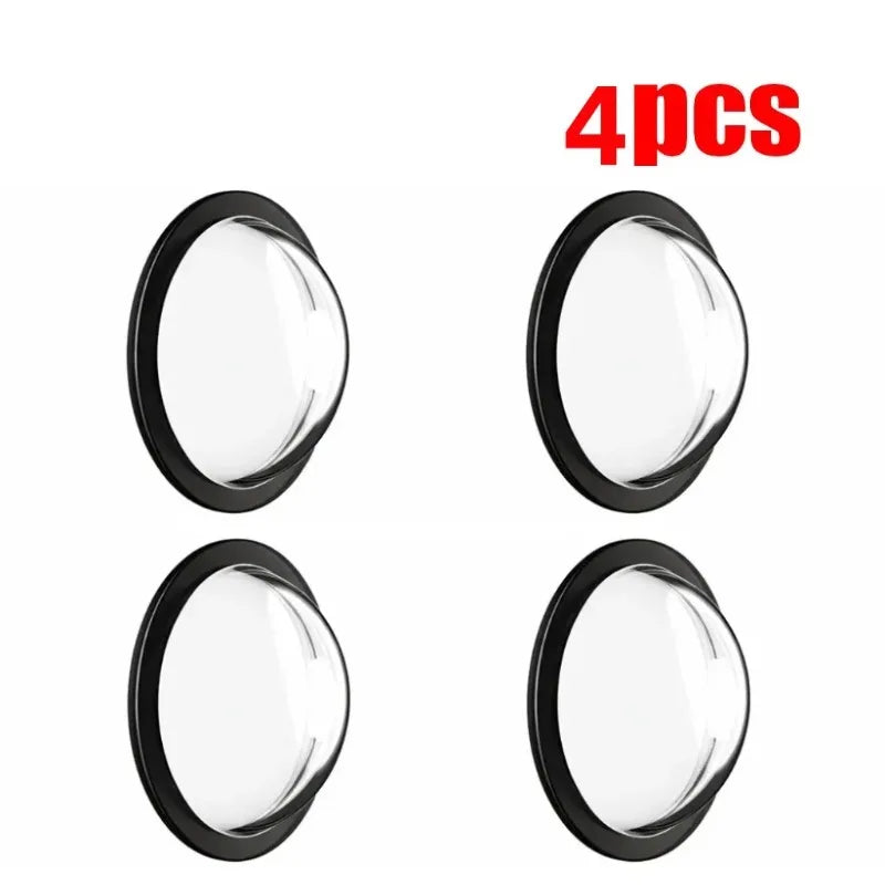 2/4Pcs Universal Car Rear View Backup Camera Lens Protector 360° Anti Scratch Waterproof Anti Glare Protection Cover