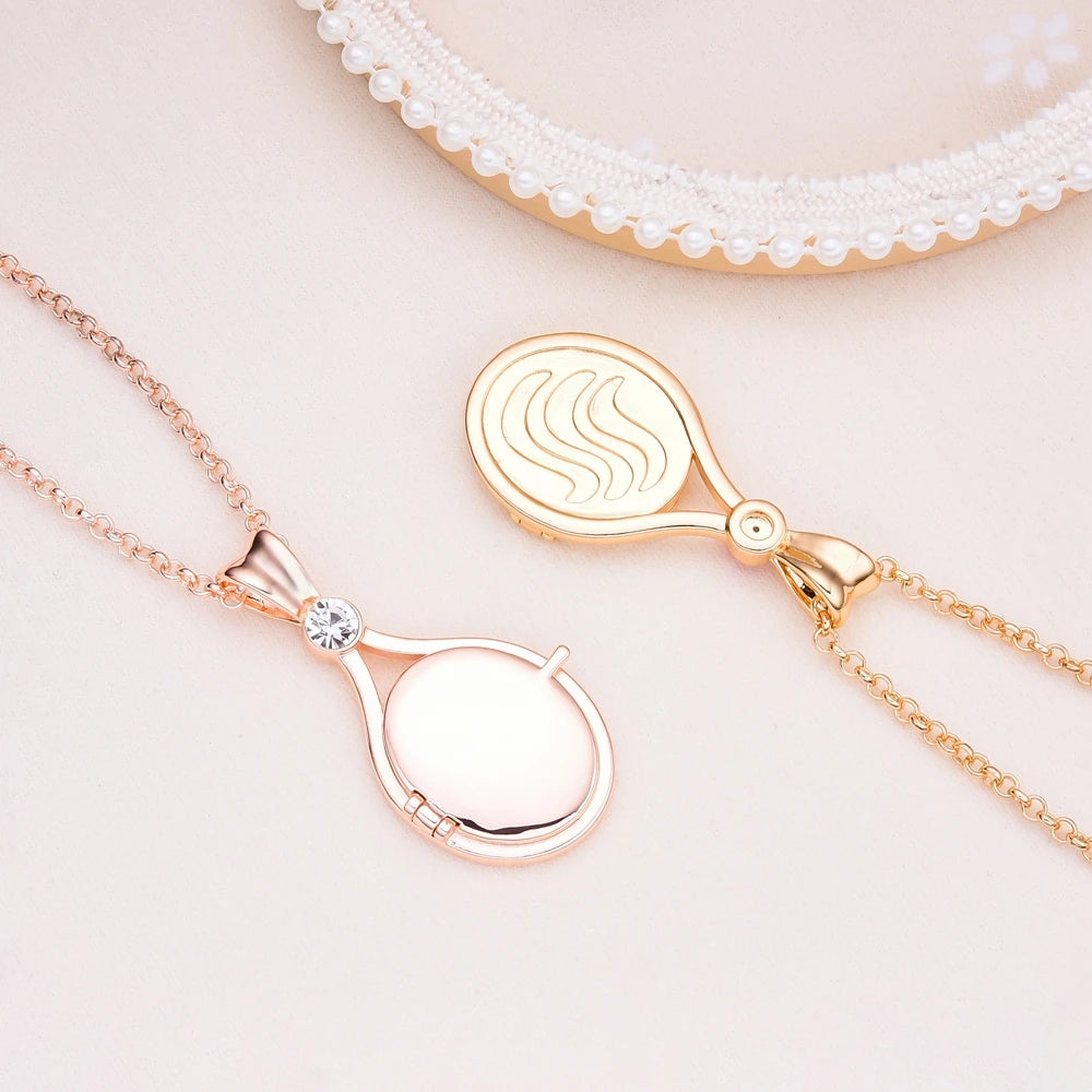 H2O Locket Pendant Necklace Mermaid Silver Color with Crystal Just Add Water Necklaces TV Movies Jewelry for Women Girls