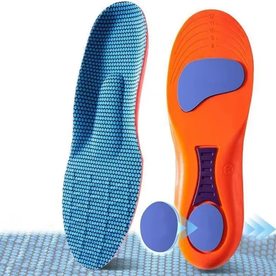 1Pair Sport Insoles for Shoes Sole Shock Deodorant Breathable Cushion Running Insoles for Feet Man Women Orthopedic Insoles
