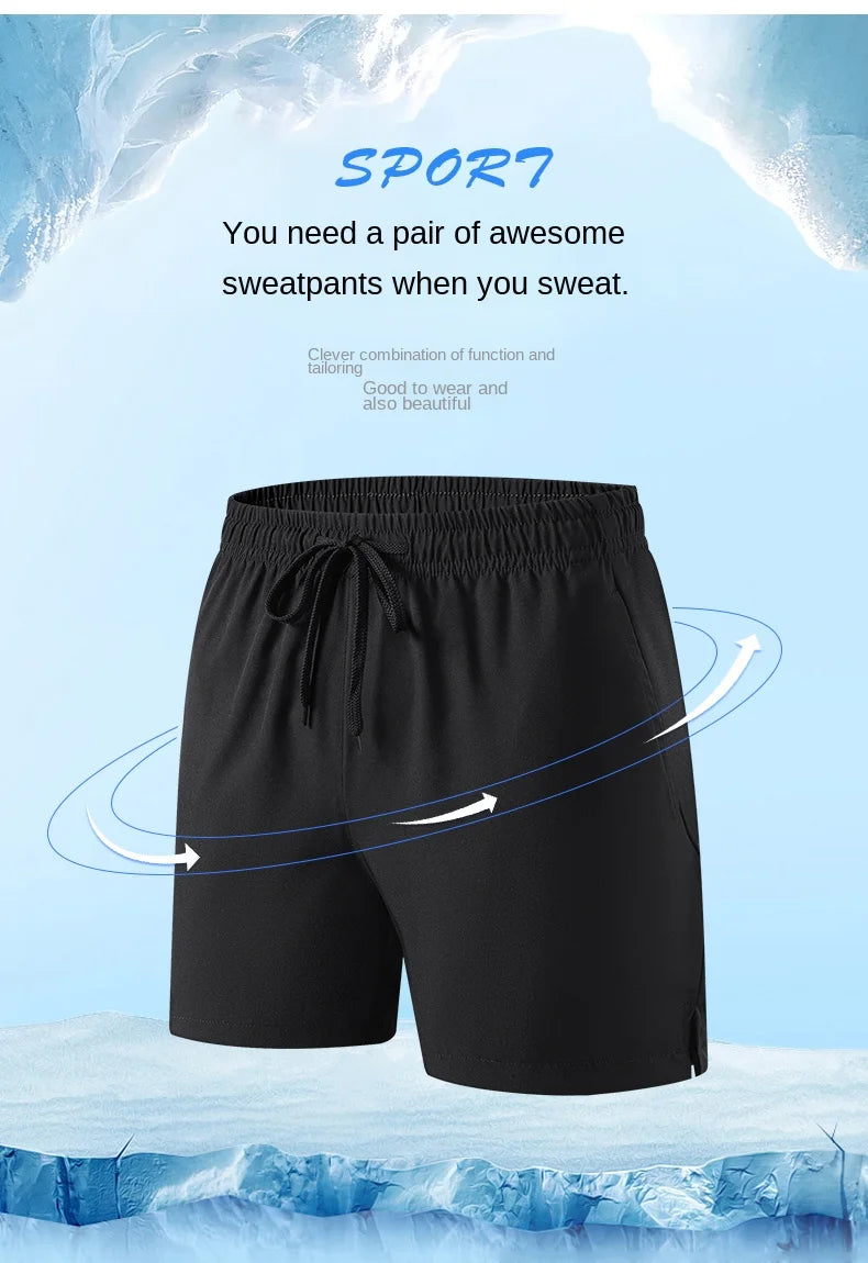 Running Shorts Summer Gym Sportswear Men Jogging Outdoor Sports Shorts Fitness Man Quick Dry Breathable Pants Male Clothing