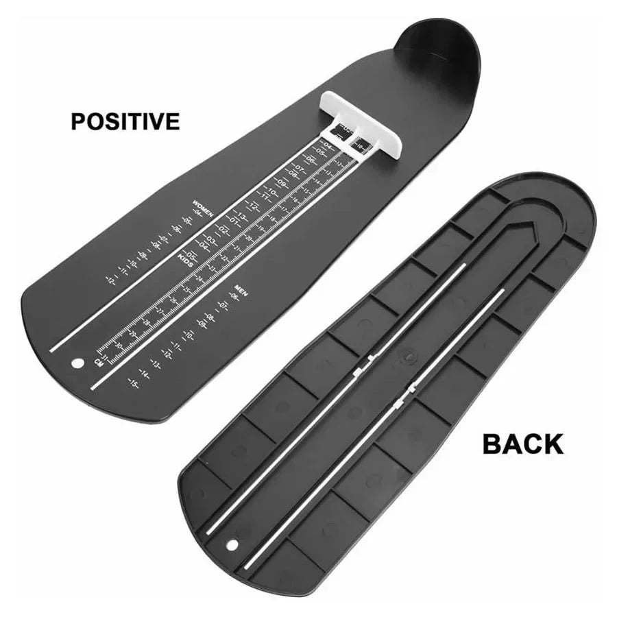 Family Foot Measuring Ruler, US Standard Shoe Sizing Device, Universal Feet Size Measurer for Infants, Kids, Men, Women & All Ad