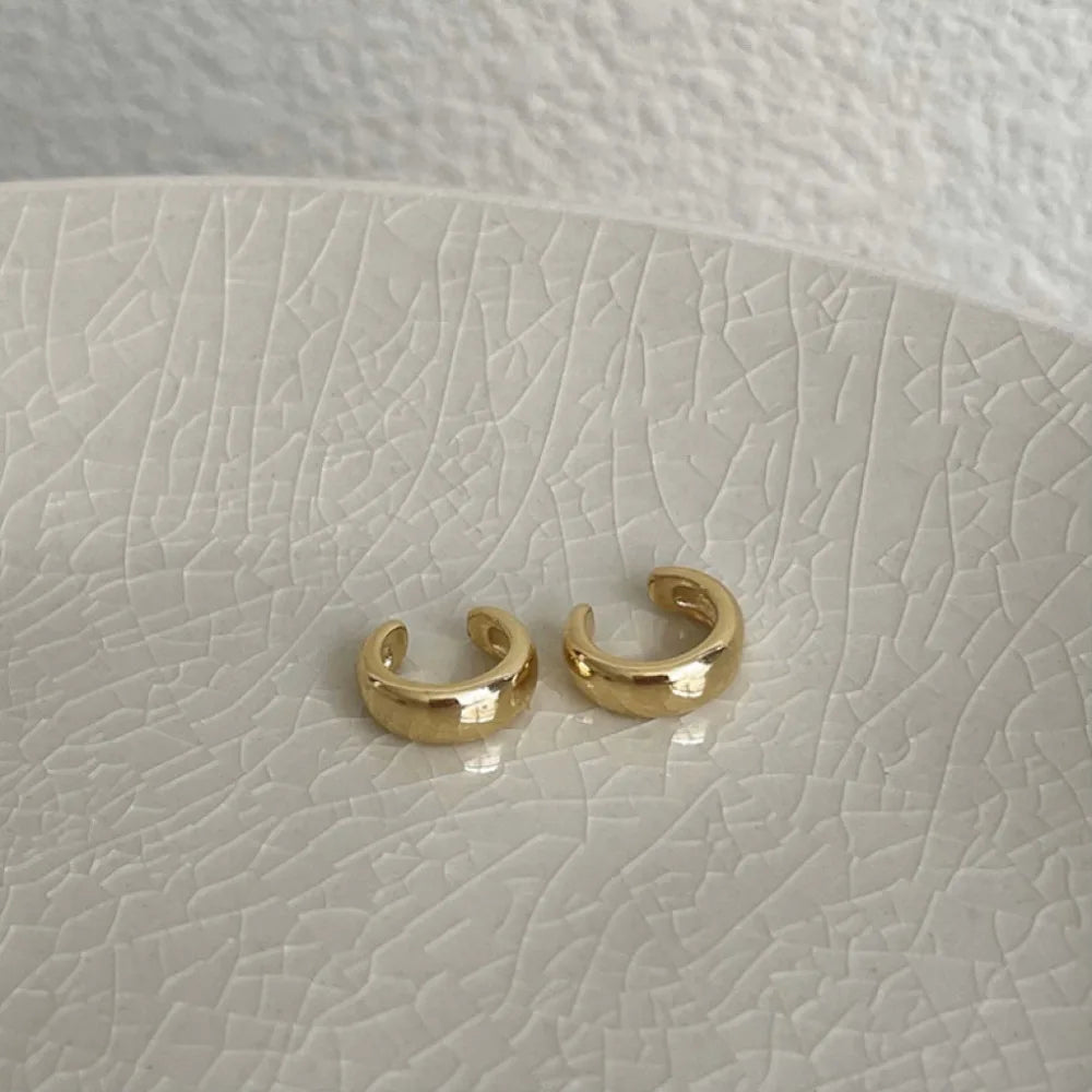 Gold Silver Ear Cuff Without Piercing Ear Clips Earrings for Women Trendy Earring Fake Cartilage Earrings Clip Каффы Для Ушей