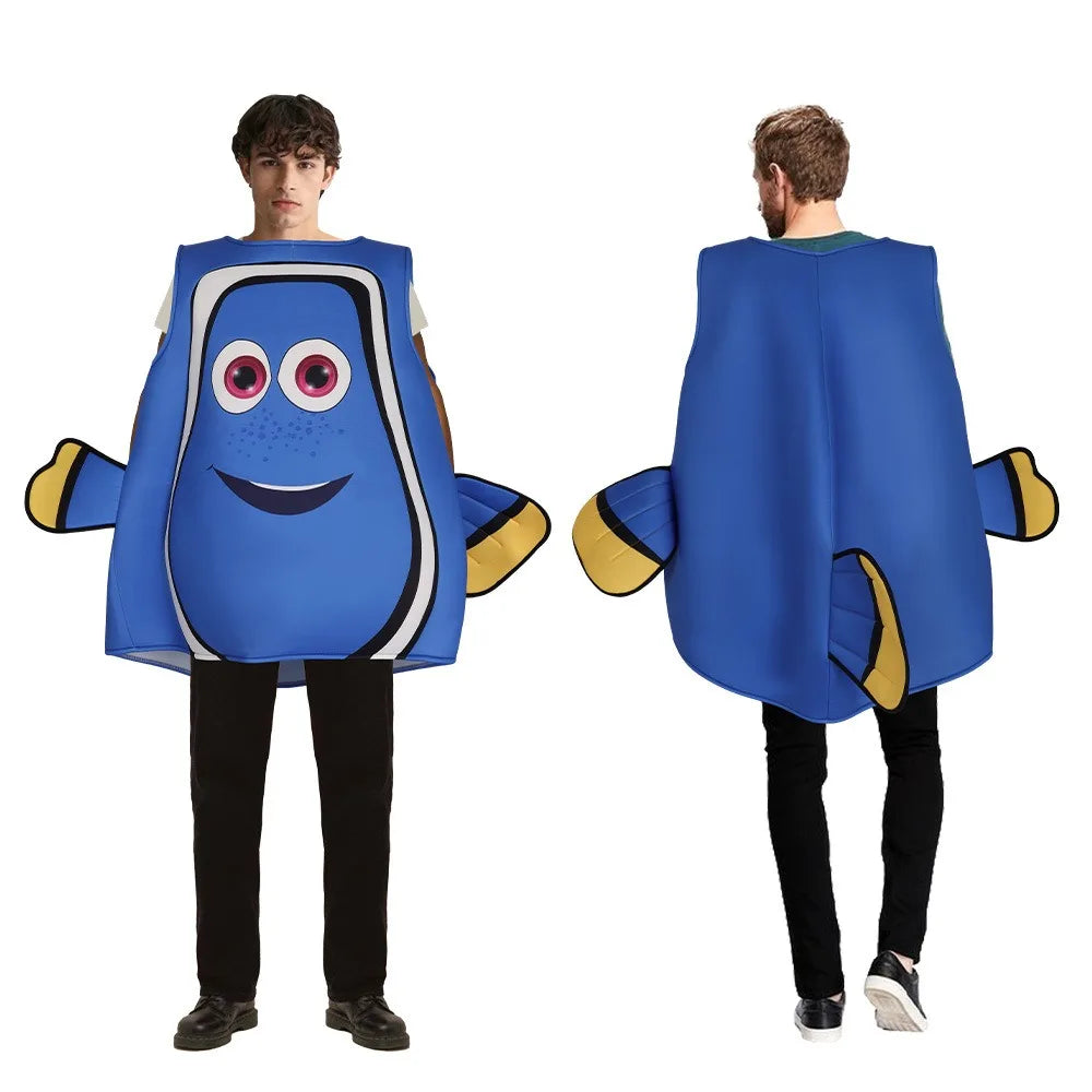Find Nemo Clownfish Cospaly Costume Adult Anime Nemo And Dory Clown Fish Cosplay Halloween Christmas Party Funny Sponge Costume