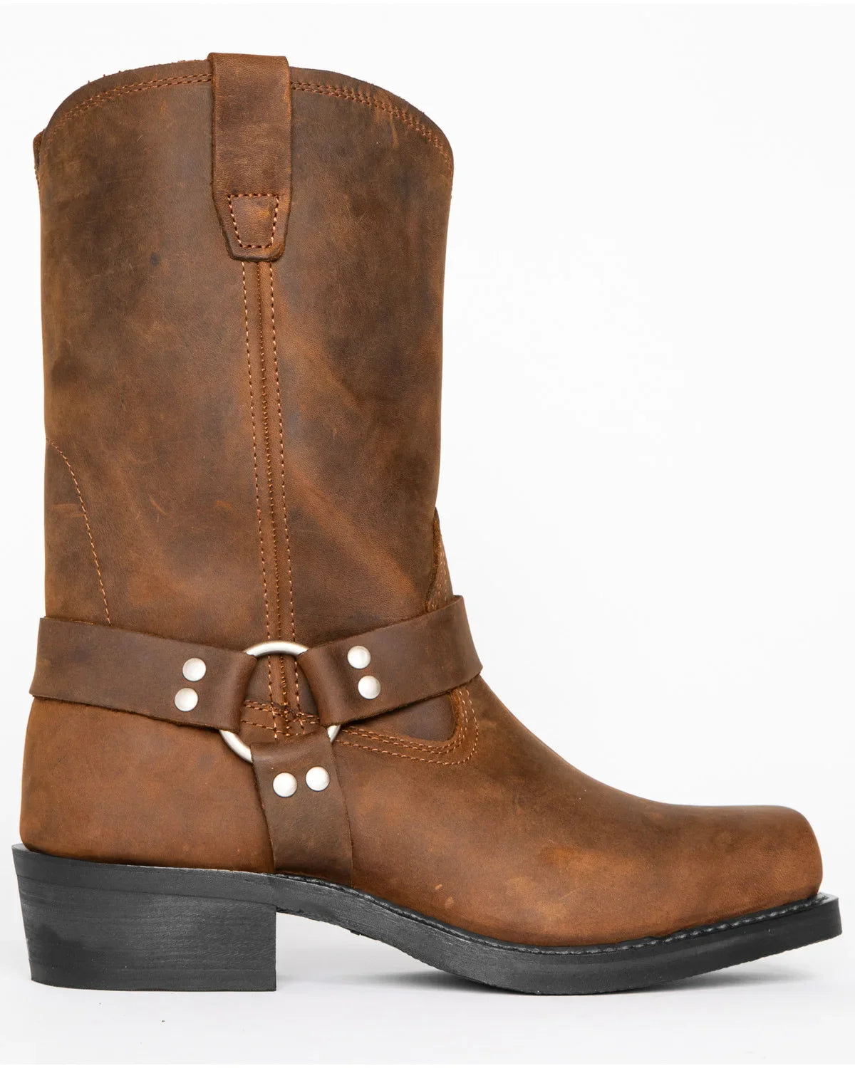 Retro Cowboy Mid Calf Western Pu Leather Man Slip on Shoes Winter Knight Booties Plus Size 39-48 Zapatos Hombre Chelsea Men