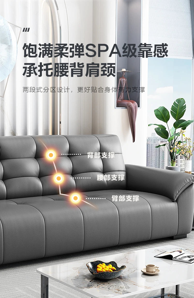 Office Sofa Simple Leisure Lounge Area Reception And Discussion Small Rental Room Three-person Coffee Table Combination