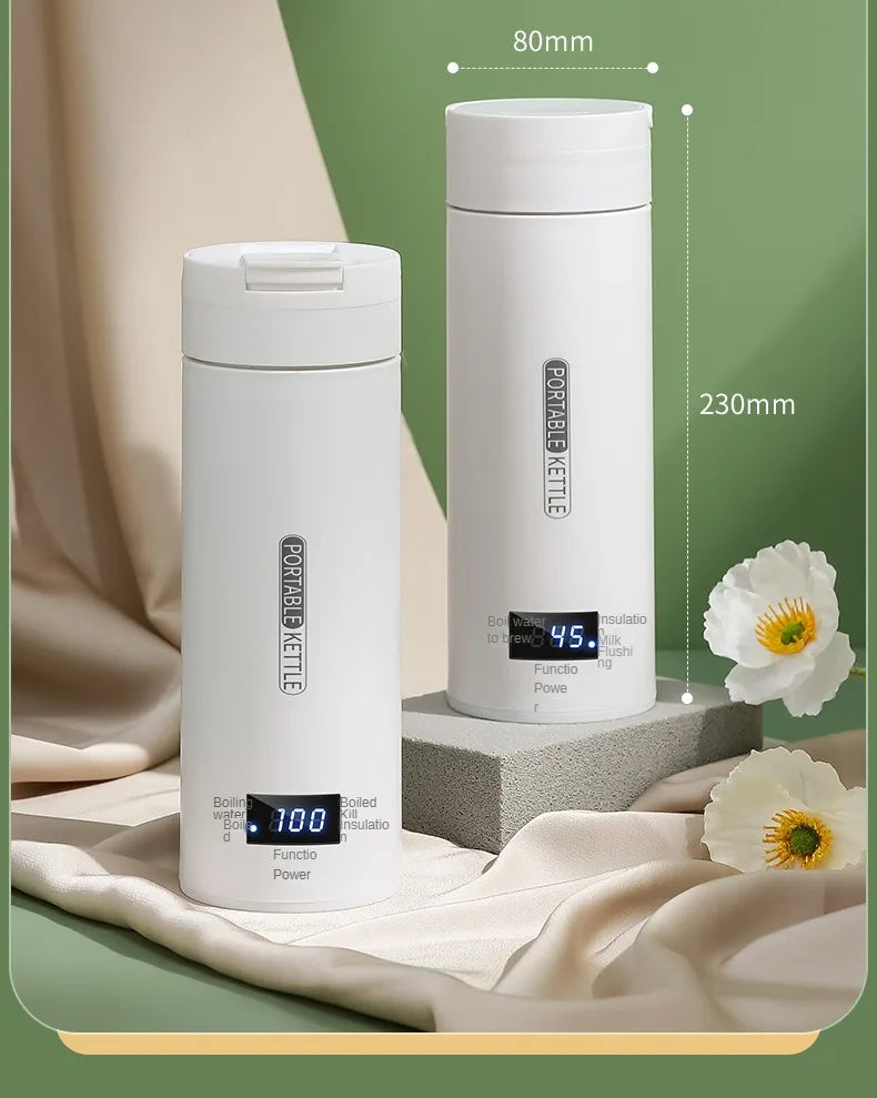 Travel Electric T Kettle Fast Boiling Water Portable baby Milk Warmer Kettle 304 Stainless Steel Thermo Kettles