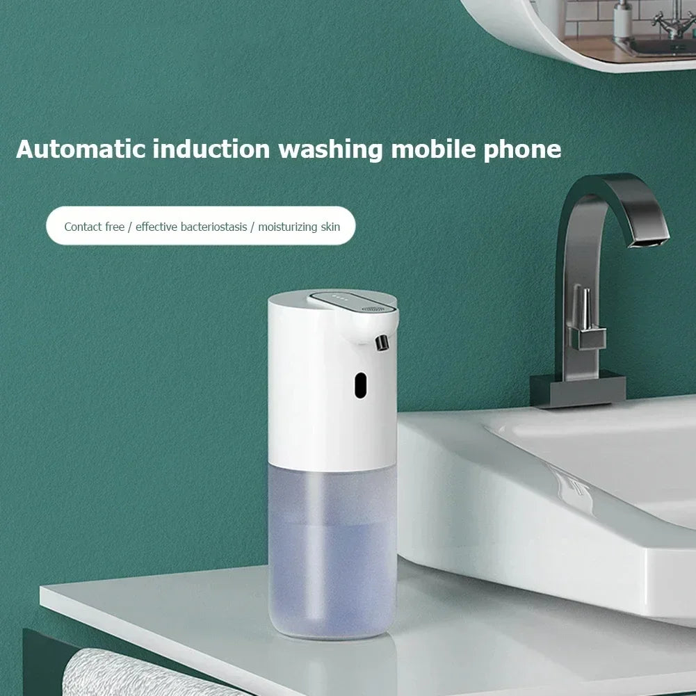 400ML Touchless Automatic Sensor Soap Dispenser Rechargeable Smart Infrared Sensor Liquid Foam Pump Hand Sanitizer