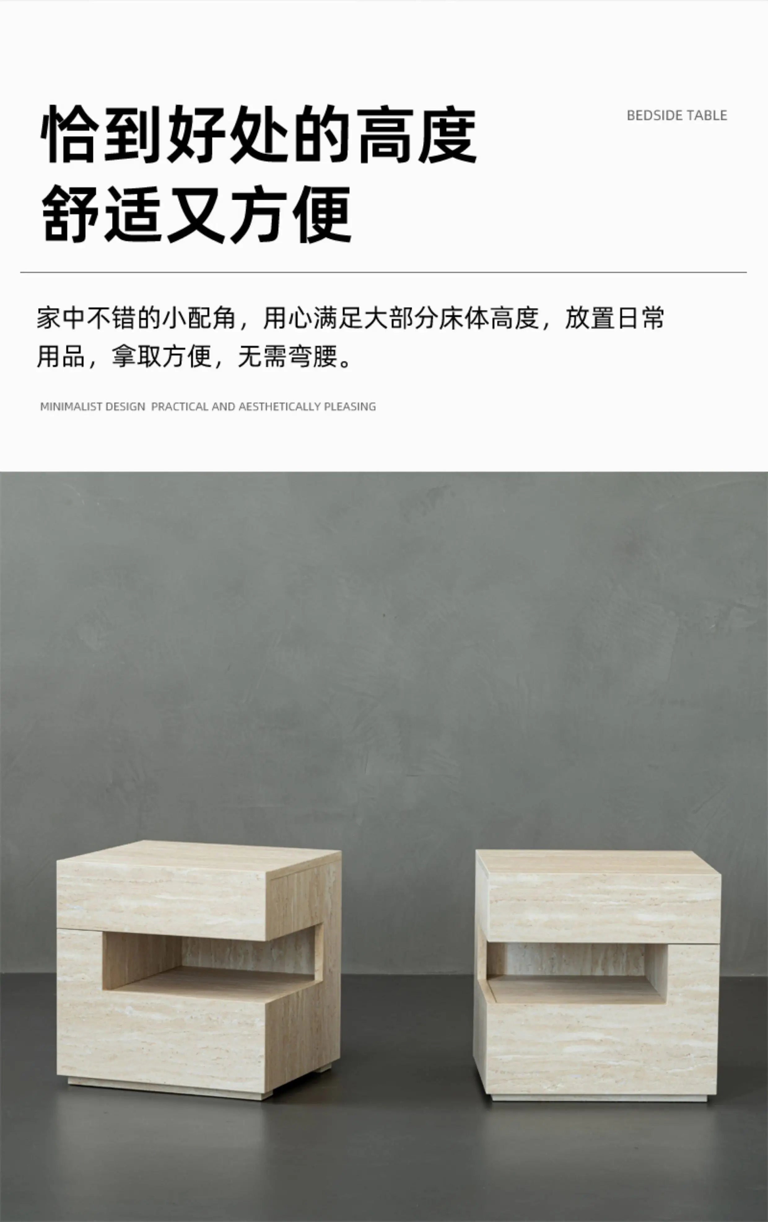 Bedroom With Drawers Bedside Table Quality Delicacy Tiny Cute Cream Style Nightstand Style Trendy Meubels Home Furniture