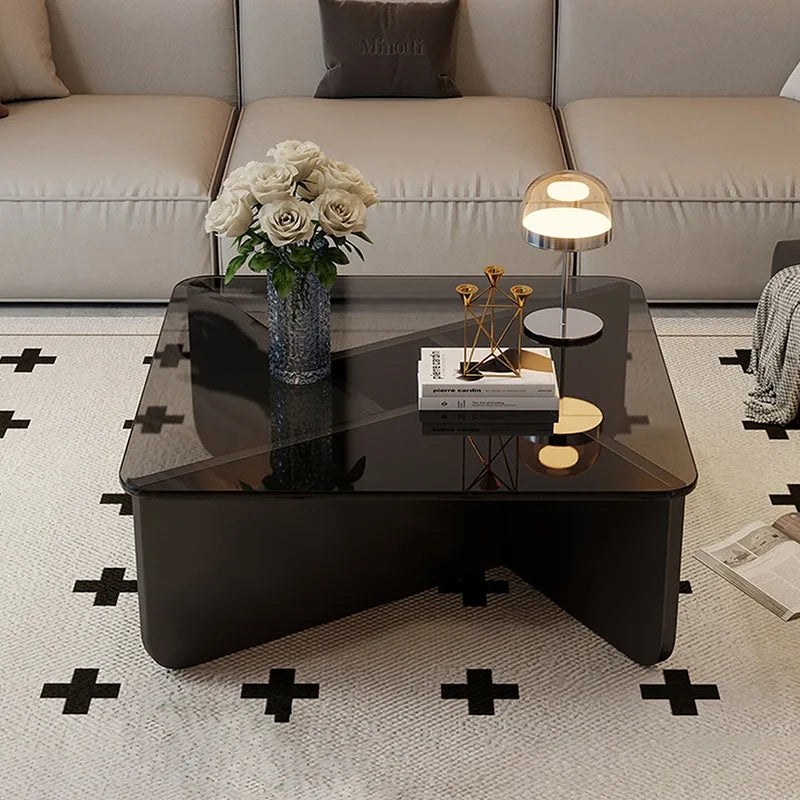 Aesthetic Coffee Table Elegant Design Glam Modern Side Table Space Premium Saving Vintage Sedentary Table Home Furniture