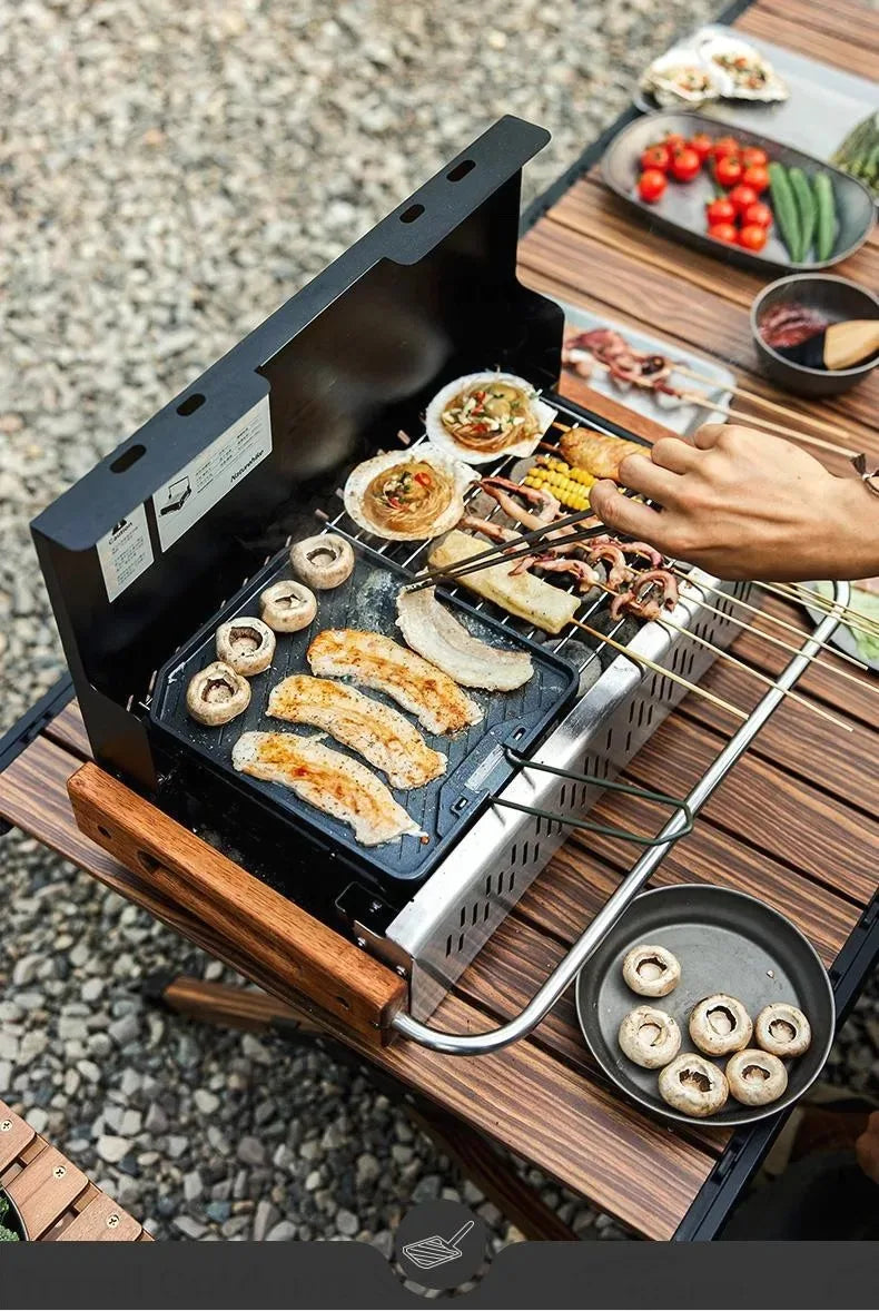 Naturehike Camping Frying Pan Cookware Folding Non-stick Pan Outdoor Ultralight Portable Easy Clean Grill BBQ Plate