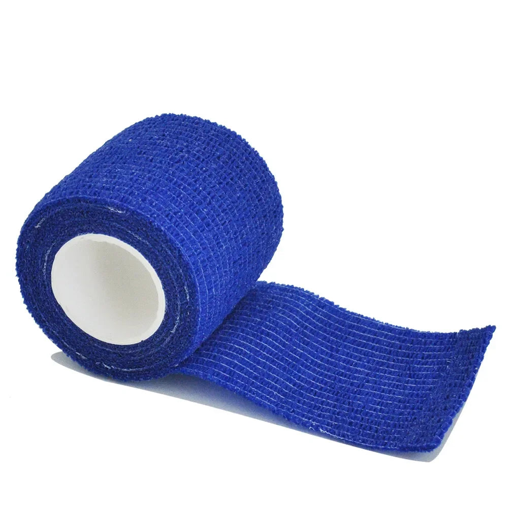 6/10/12pcs First Aid Self Adhesive Cohesive Elasticity Bandages Sports Tape For Wrist Ankle Sprains & Swelling Tattoo Cover